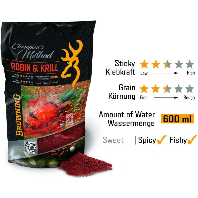 Browning Champion's Method Robin & Krill red 1kg
