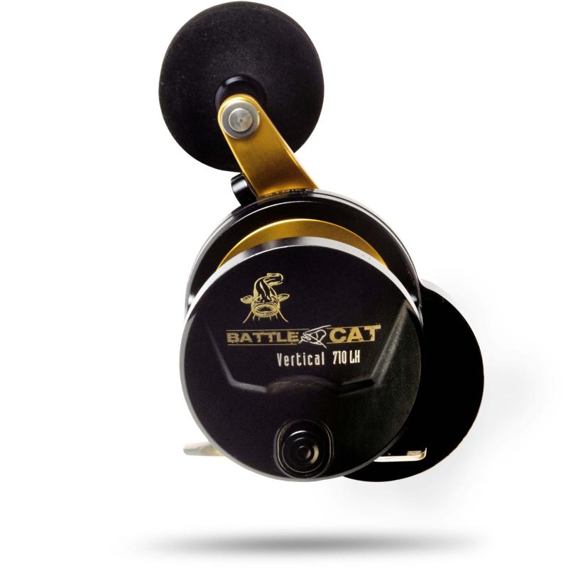 Black Cat Battle Cat Vertical Modèle : 710 LH Roulements à billes : 7 345m/ 0,25mm Étrier de frein. 15kg / 33lb
