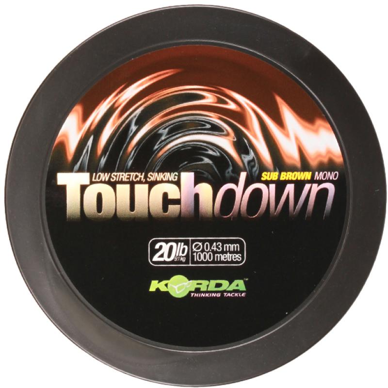 Korda Touchdown Braun 20 lb / 0.43 mm 1000 m