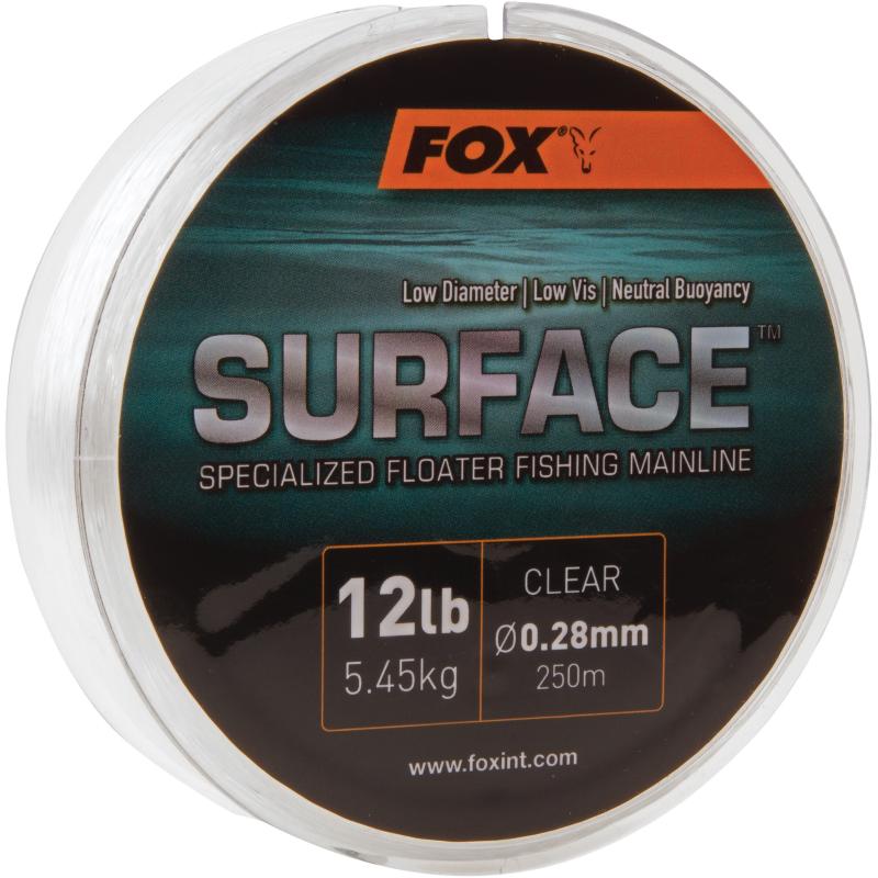 Fox EDGES floater line 0.30mm 15lbs 6.82kgs x 250m clear