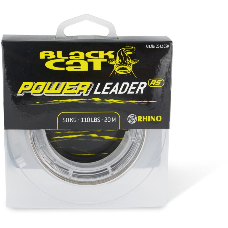 Black Cat Power Leader 80kg 176lbs 1,0mm 20m