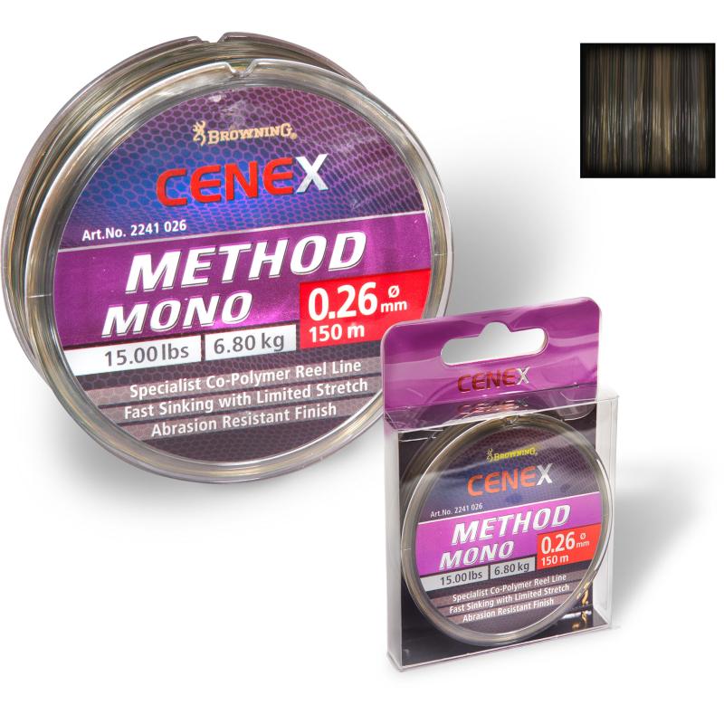 Browning Cenex Classic Mono 0,06-0,16mm Monofile Angelschnur 