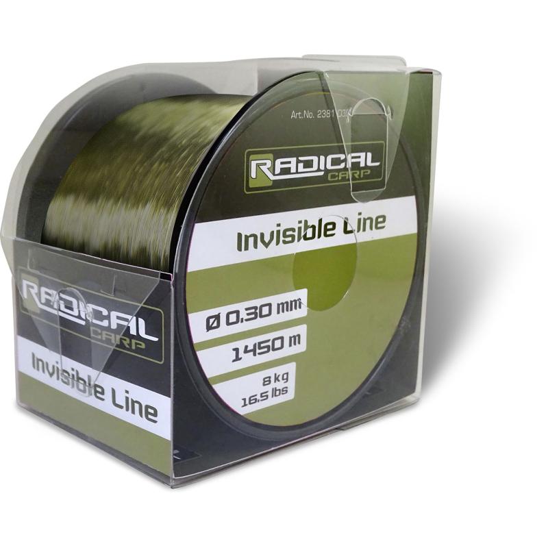 Radical Carp Ø0,35mm Invisible Line 1065m 9,1kg,20,1lbs grün