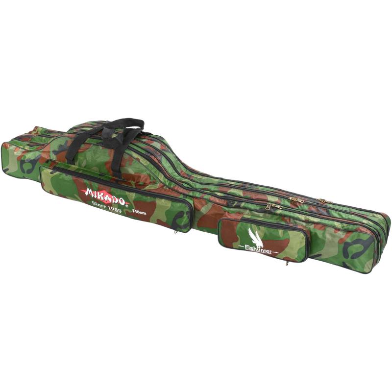 Mikado rod holdall - 3 compartments 140cm - camouflage