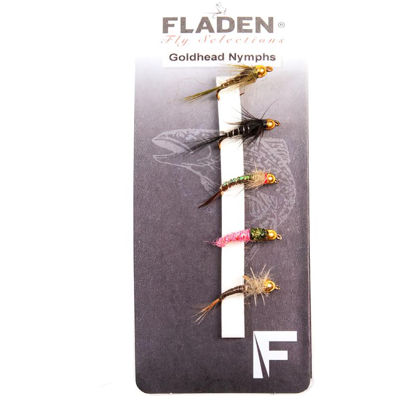 FLADEN Maxximus fly set 5 pieces Goldhead nymphs