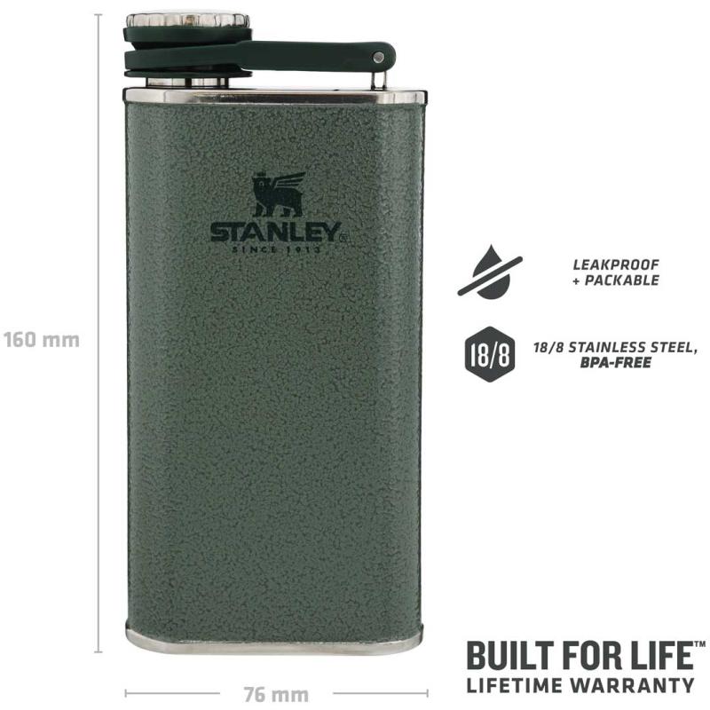 Stanley Classic Wide Mouth Flask 236 Ml Capacity Green