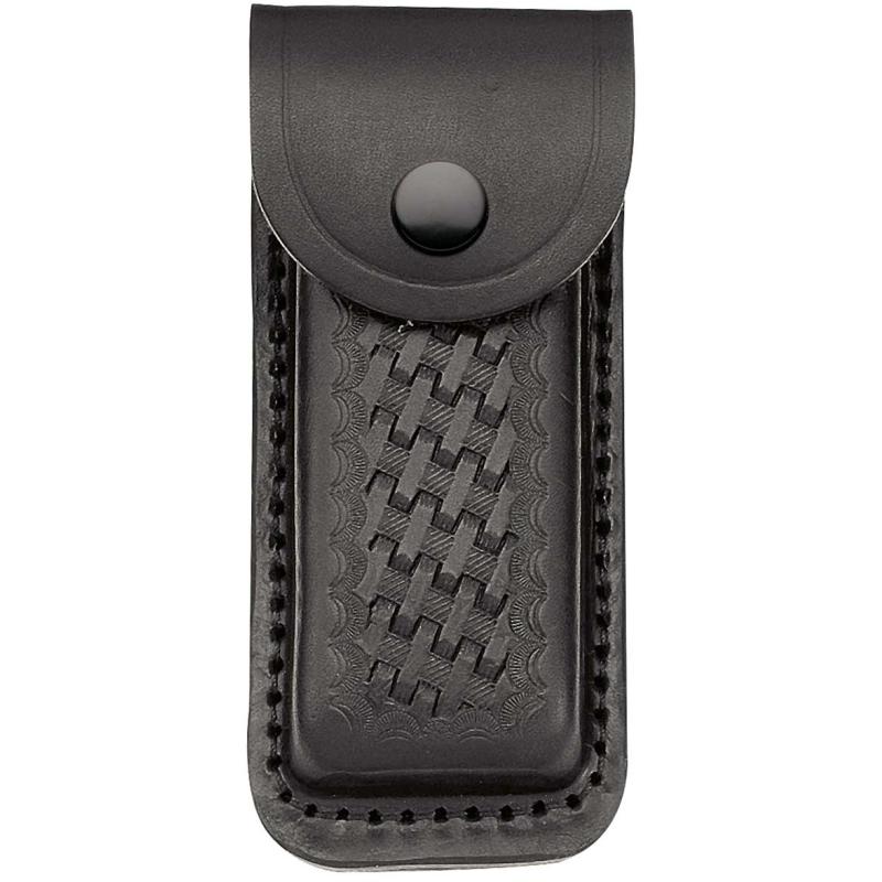 Herbertz leather case, black, for handle length 13 cm, length 14 cm