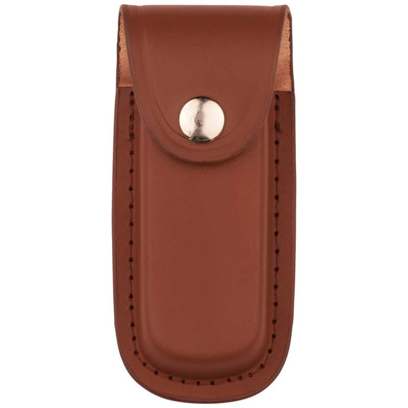 Herbertz knife case, brown leather, belt loop, length 12,5cm