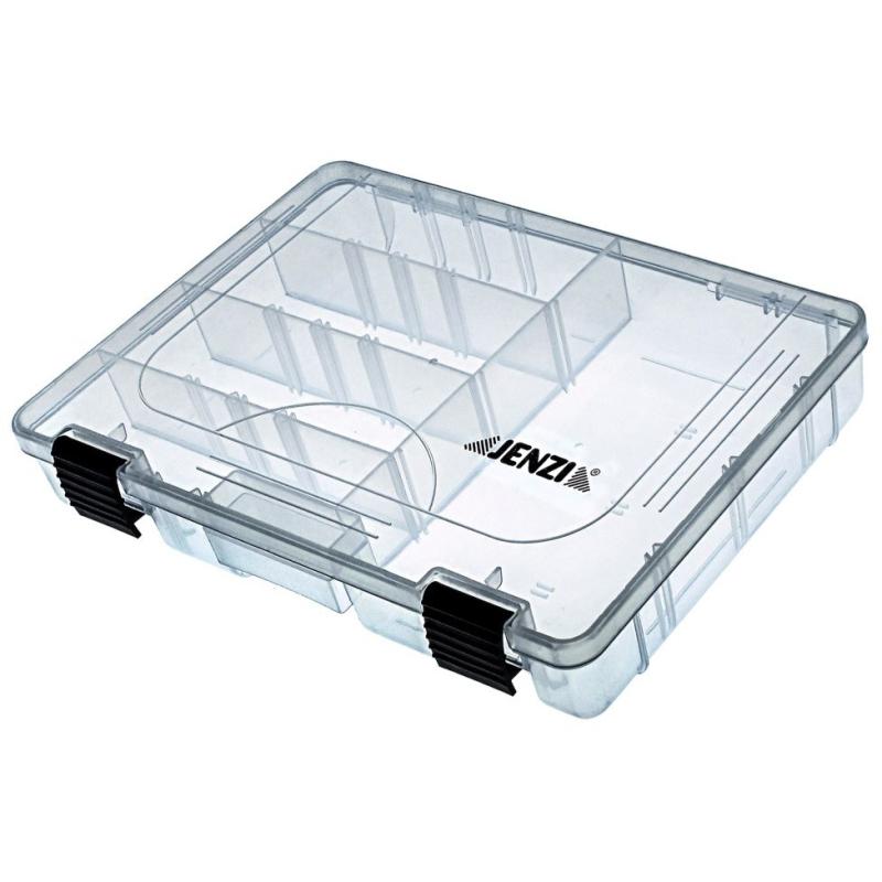 JENZI plastic box, transparent, 275x180x42mm