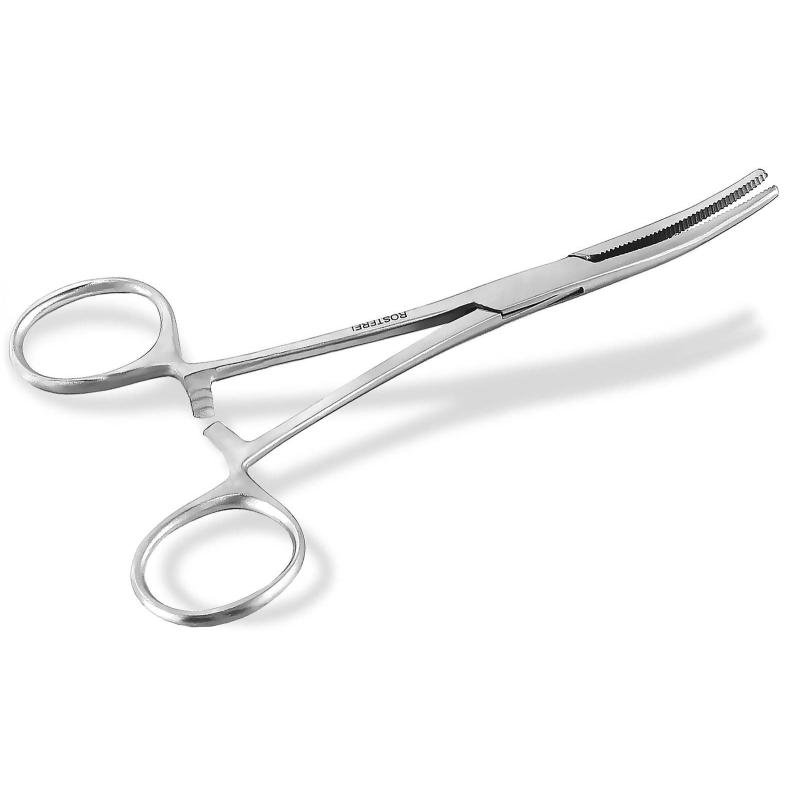 JENZI artery forceps stainless 13cm curved