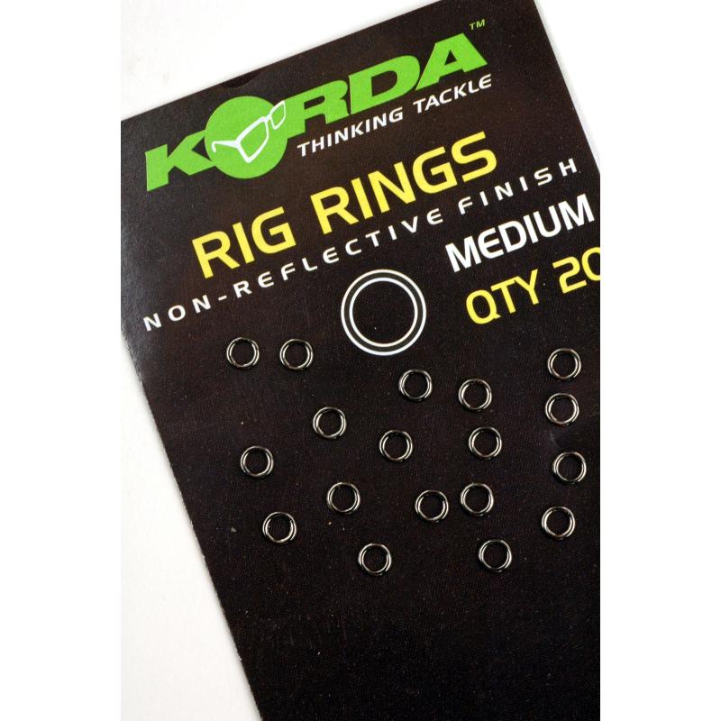 Korda Rig Ring Medium - 20 pièces