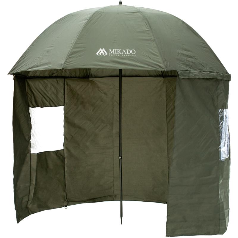 Mikado fishing rain umbrella - with side cover 2.5M