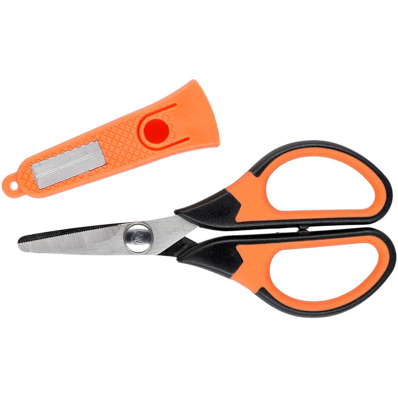 Mikado scissors - for braided lines with a sharpener