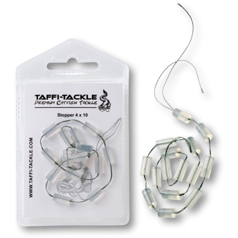 Taffi-Tackle Stopper 4x10 (Grouss Gréisst Silizium) 5