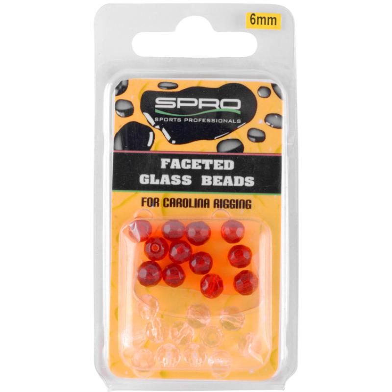 Perles de verre Spro 6 mm Assort 12pcs.