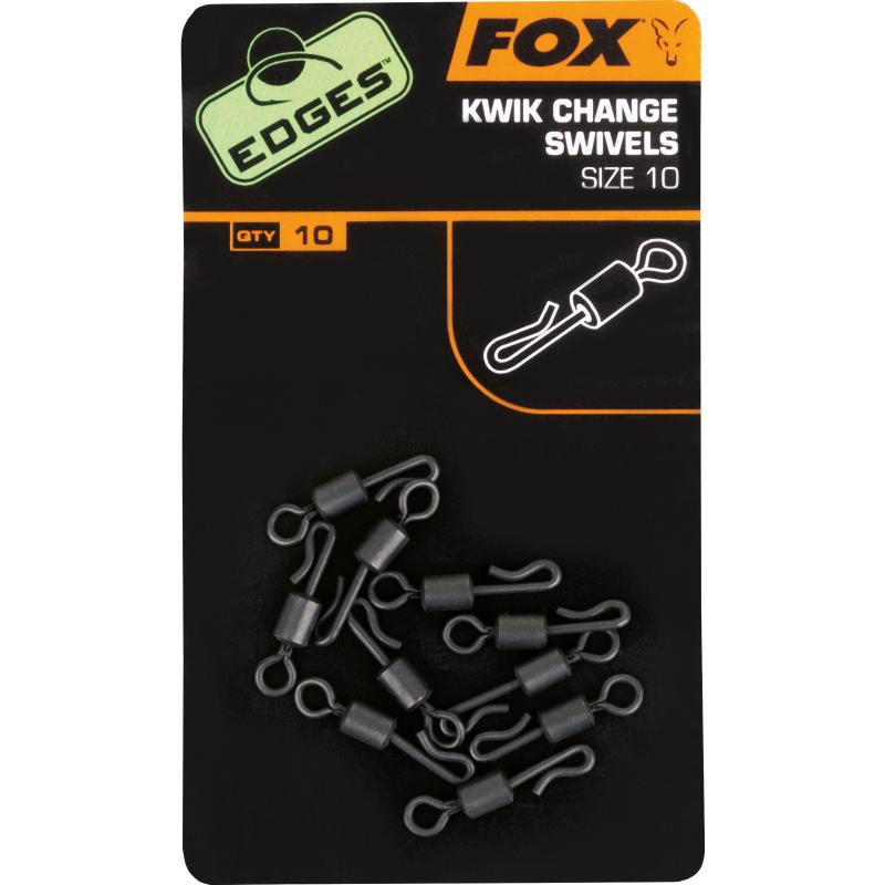 FOX Edges Kwik Change Swivels Maat 10 x 10