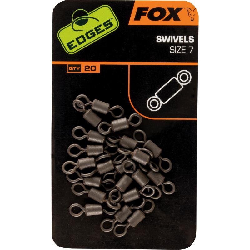 FOX Edges Swivels Standaard maat 7 x 20
