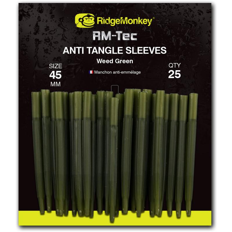 RidgeMonkey Tec Anti Tangle Sleeves We / Gr lang