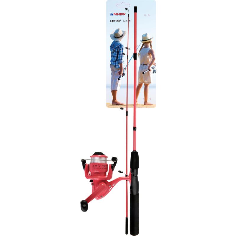Paladin Easy Kid 2 parties 135cm, poids 5-20g rose