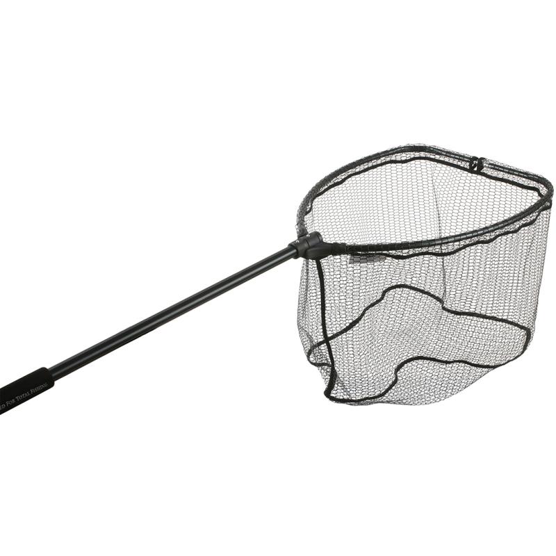 Mikado landing net - with rubber net and snap frame 140cm 60/50