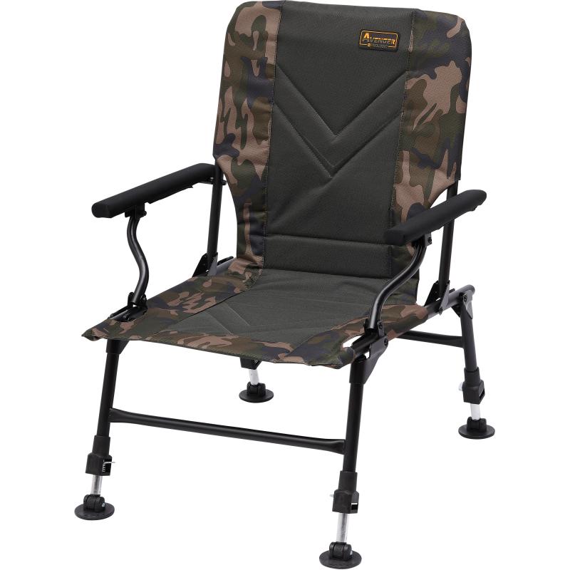 Prologic Avenger Relax Camo Chair W / Armrests & Covers