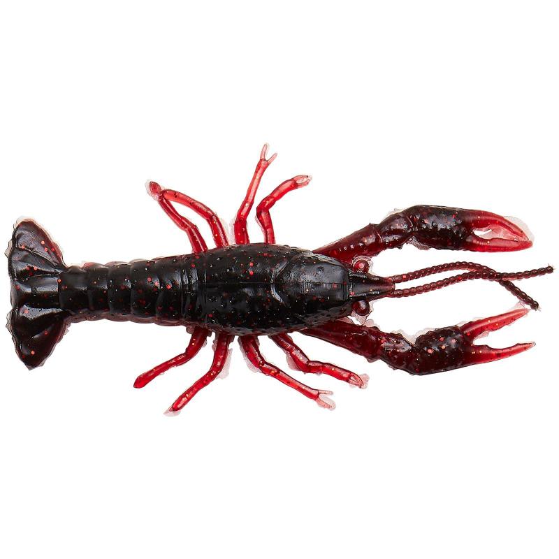 Savage Gear Ned Craw 6.5Cm 2.5G Floating Black & Red 4Pcs