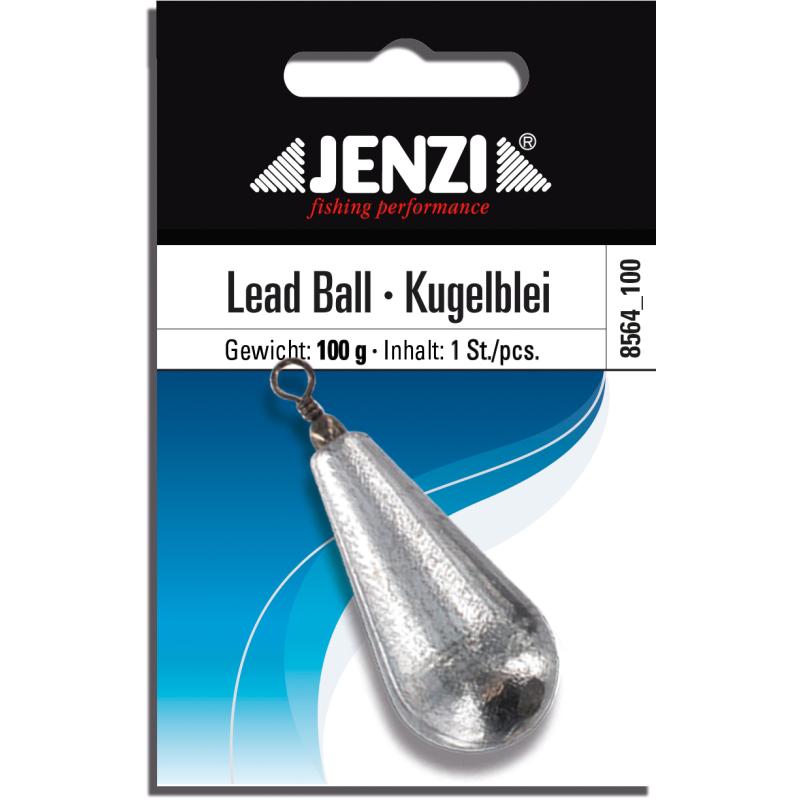 Pear lead packed with swivel Number 1 pcs / SB 100 g