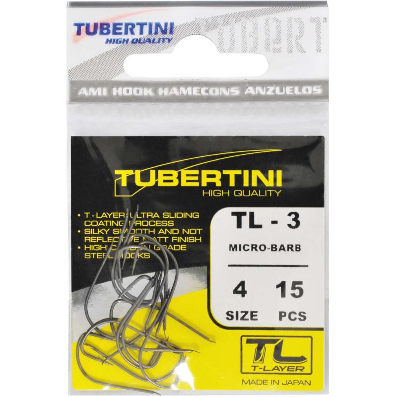 Tubertini hook TL-3 size. 6 content 15 pcs.
