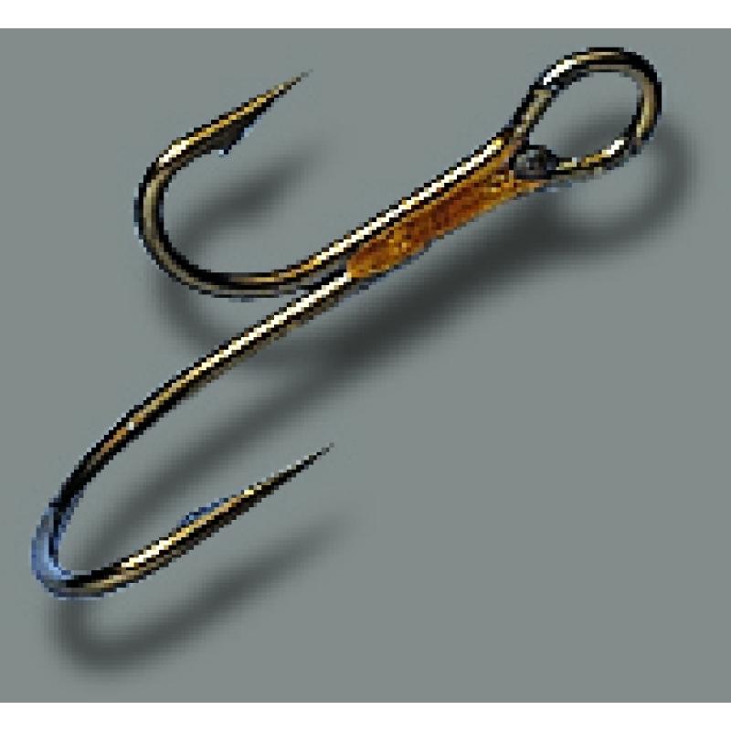 JENZI Ryder hook, size 2/0, burnished, short, special,
