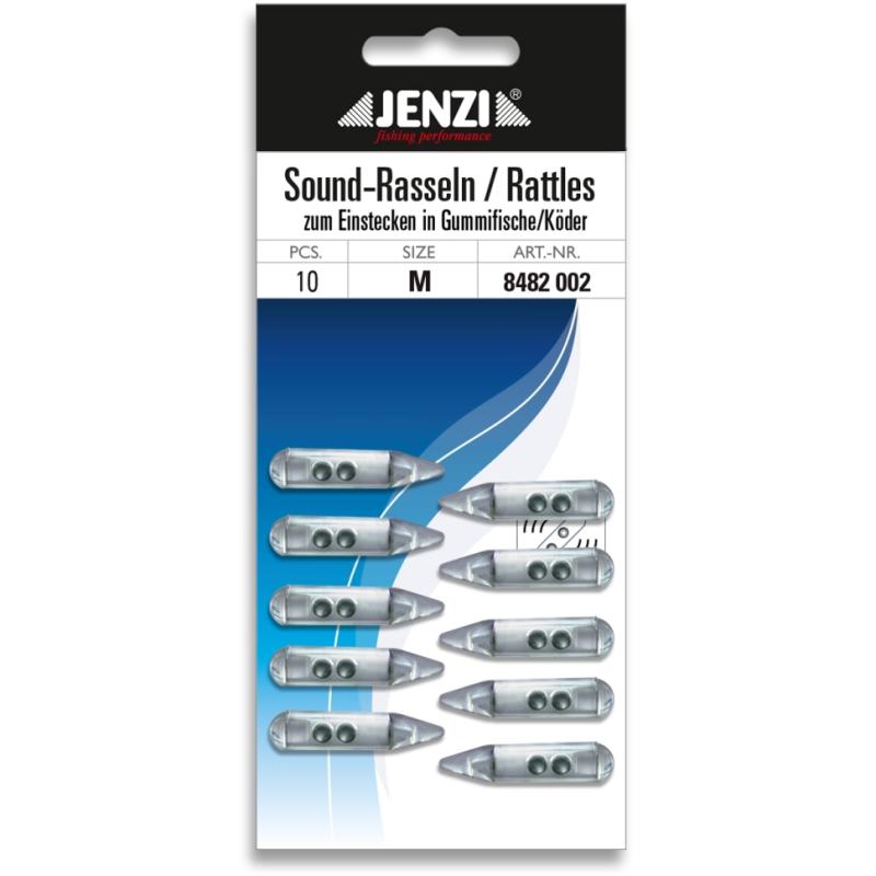 JENZI Rattle Beats, fijn, spits voor gemakkelijke introductie, maat 1,5 cm
