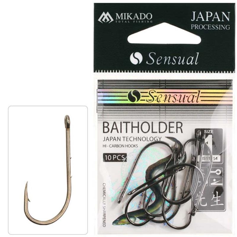 Mikado Hook Sensual Baitholder Nr. 4 Br .