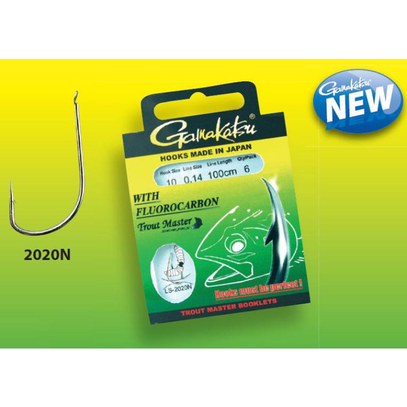 Gamakatsu BKS Trout Master LS-2020N Fluorocarbone 100cm taille 6