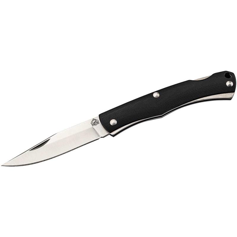 Couteau de poche Puma Tec Slime Line noir, longueur de lame 7,7cm
