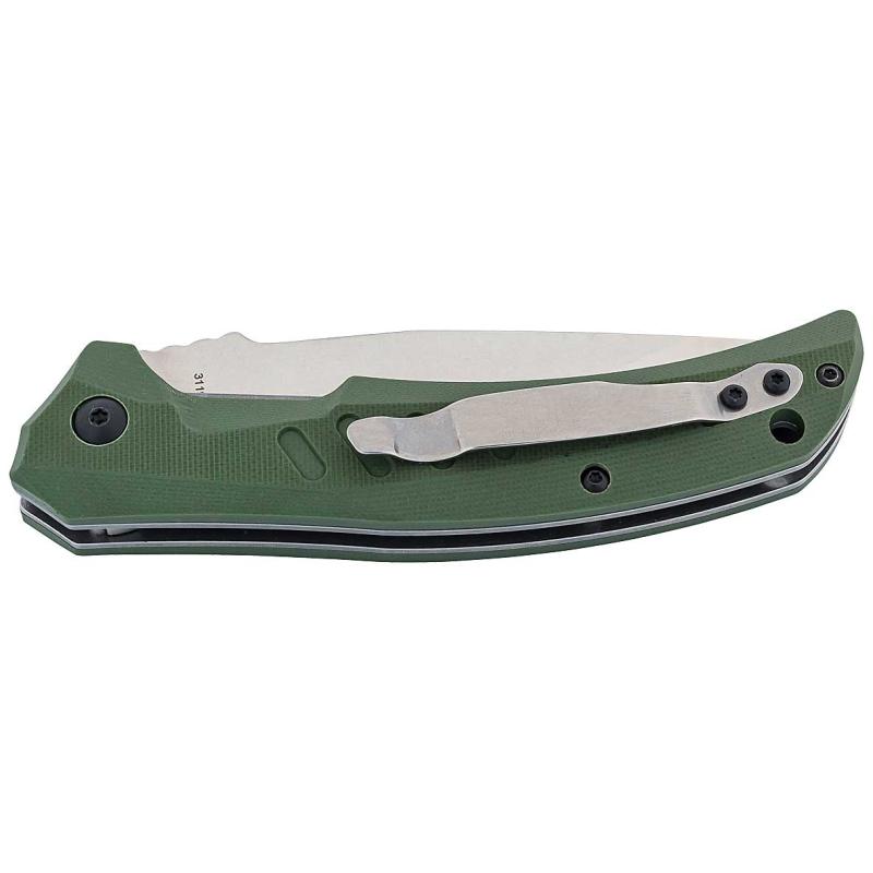 Puma Tec pocket knife G10 green, blade length 9,5cm