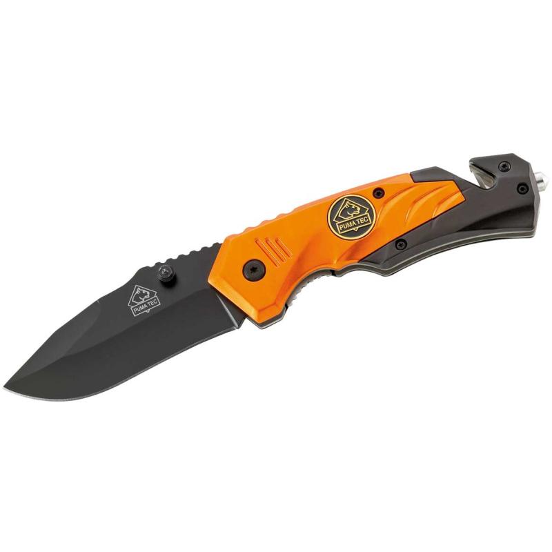 Puma Tec rescue knife, Aisi 420 steel, coated, blade length 8,2cm