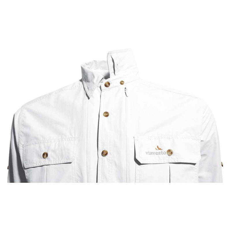 Viavesto men's shirt Sr. Eanes: white, size. 50