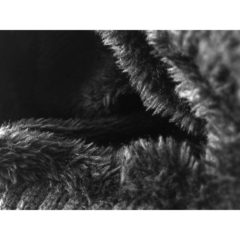 Hotspot Design Black beanie HSD with fur
