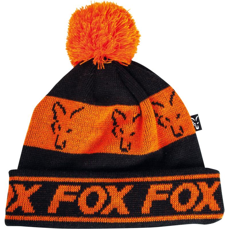 FOX zwart / oranje gevoerde bobbel