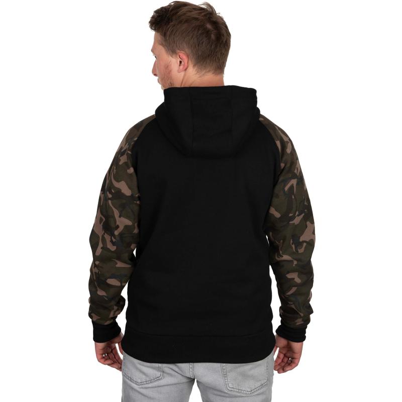 FOX Fox Black / Camo Raglan hoodie - XL