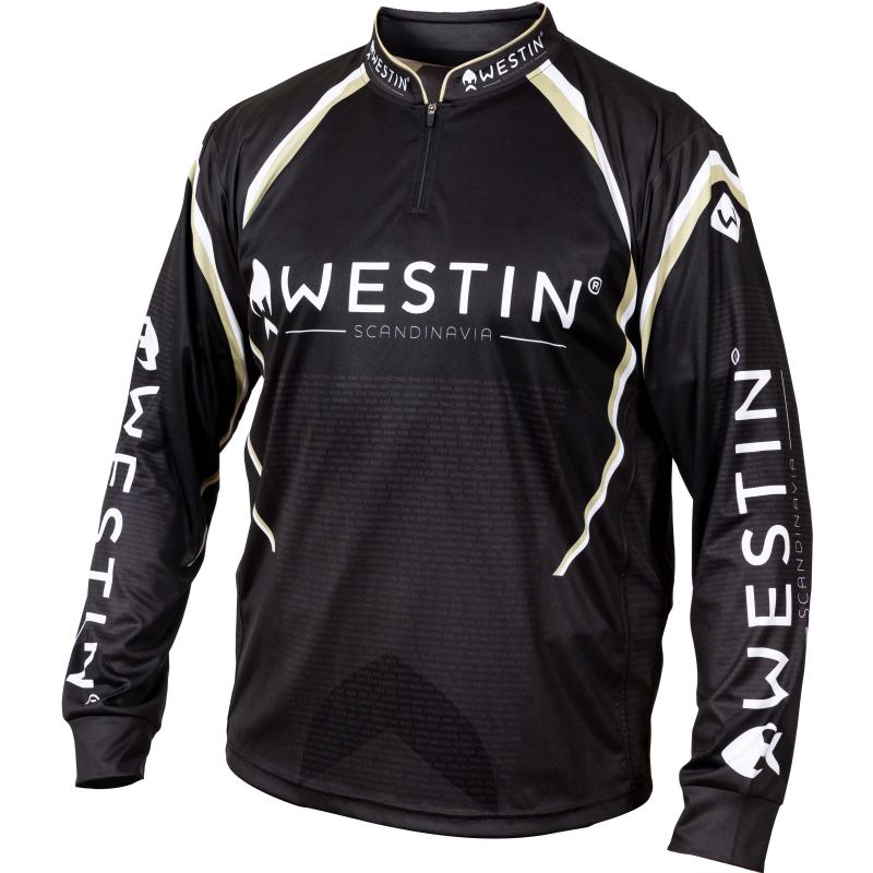 Westin LS Tournament Shirt L Black / Gray