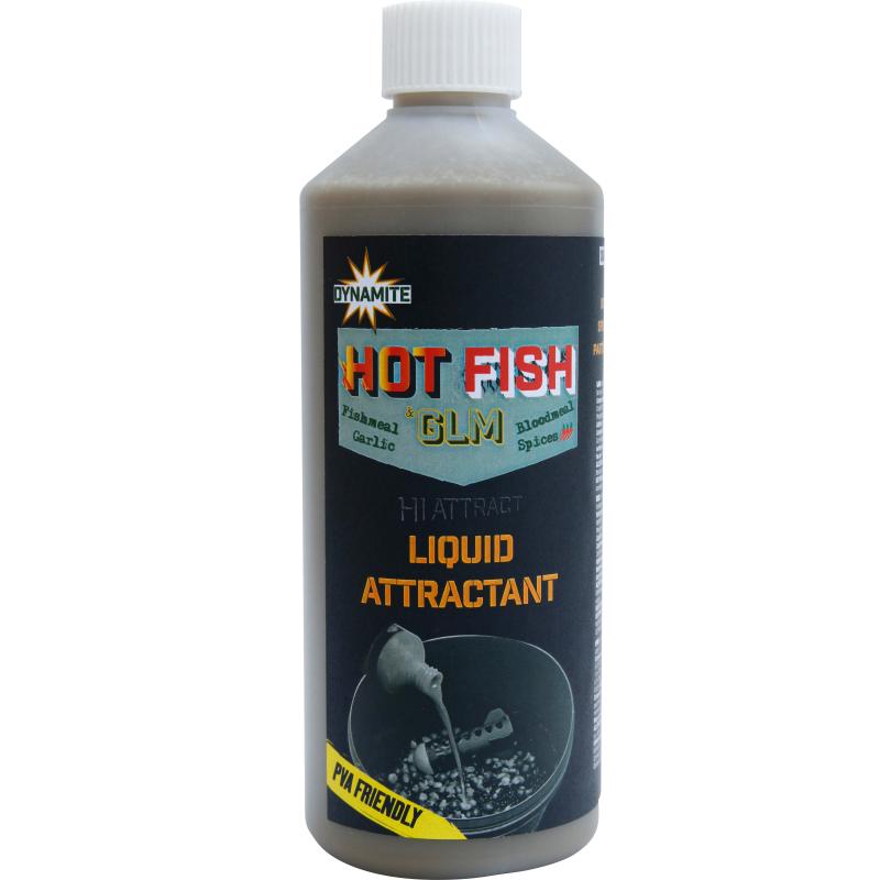 Dynamite Baits Hot Fish & Glm Liquid Att.500ml
