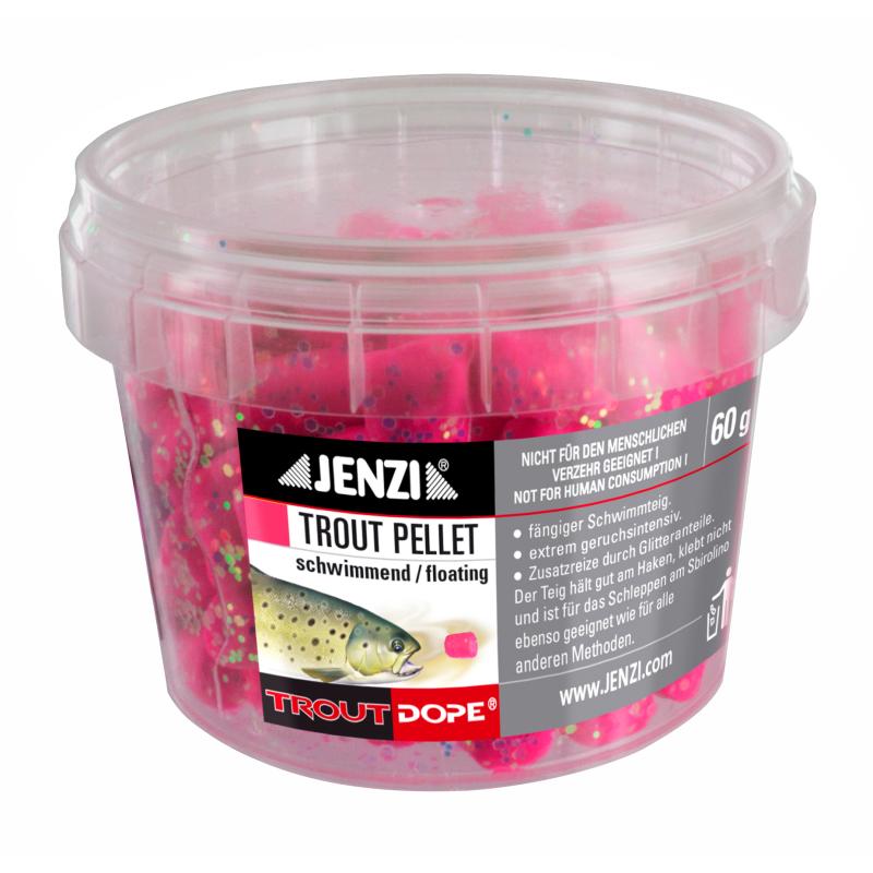 JENZI Trout pellets 60g red-pink