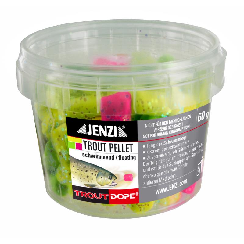 JENZI Trout pellets 60g multi-color