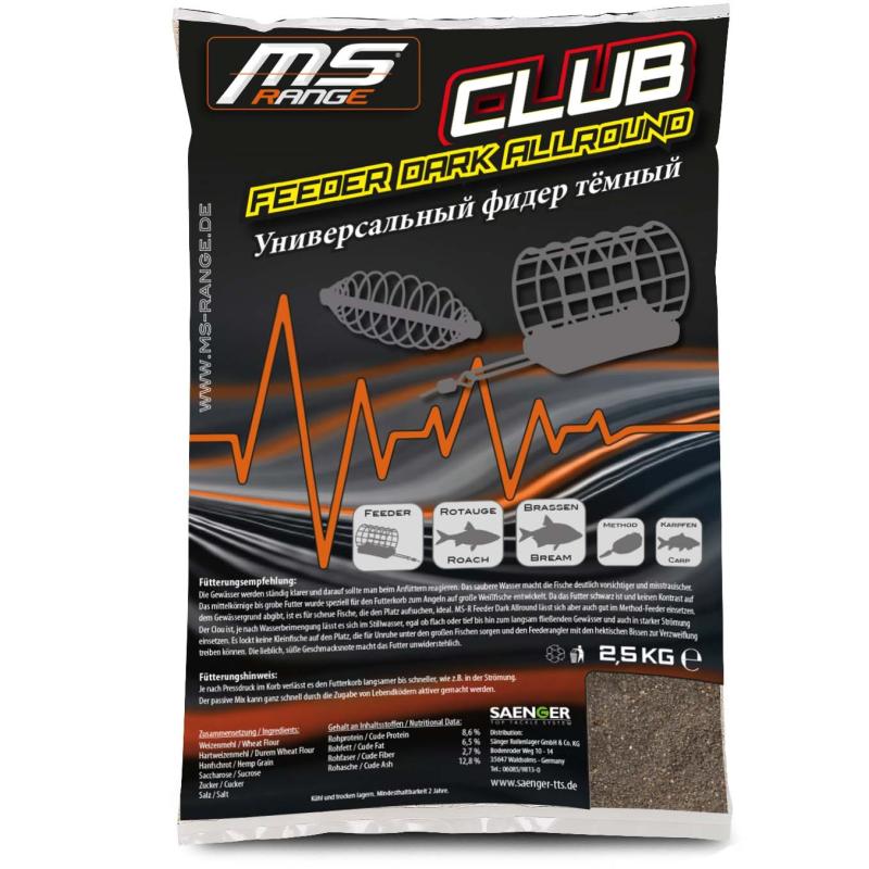MS Range Club Feeder Dark 2,5kg