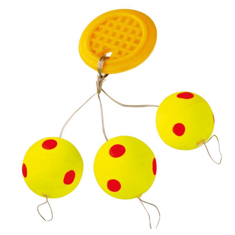 Paladin Fixpilot round yellow with red dots 18mm SB3