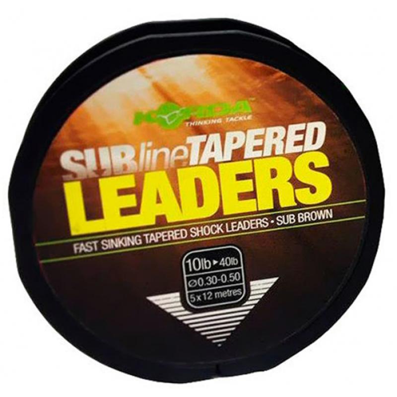 Korda Subline Tapered Leader 0.33-0.50 mm