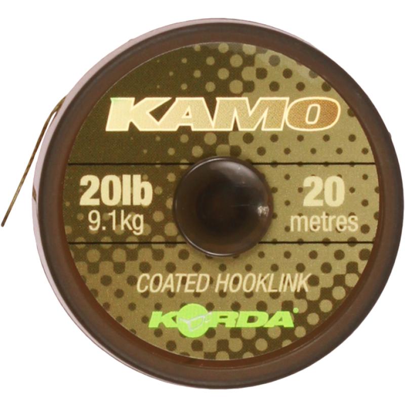 Korda Kamo coated Hooklink 20lb 20m