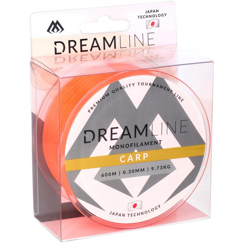 Mikado Dreamline Carp - 0.30mm / 9.73Kg / 600M - Fluo Oranje