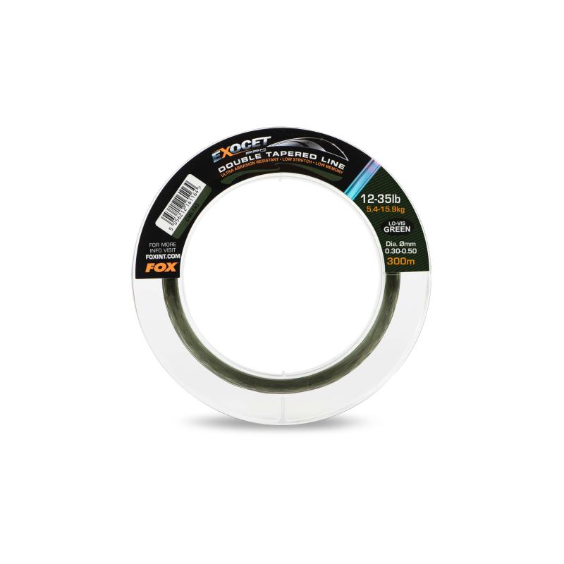 FOX Exocet Pro (Low vis green) double tapered line 0.30mm-0.50mm x 300m