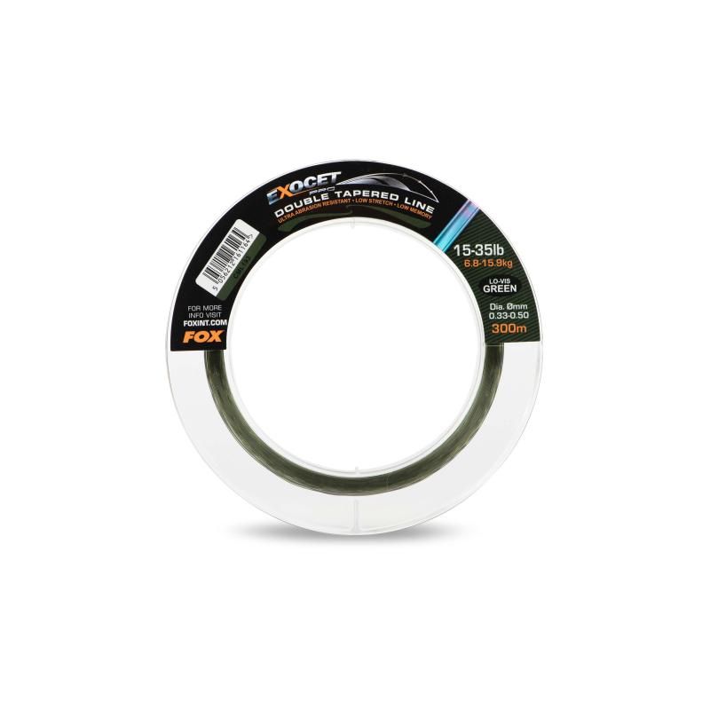 FOX Exocet Pro (Low vis green) double tapered line 0.33mm-0.50mm x 300m